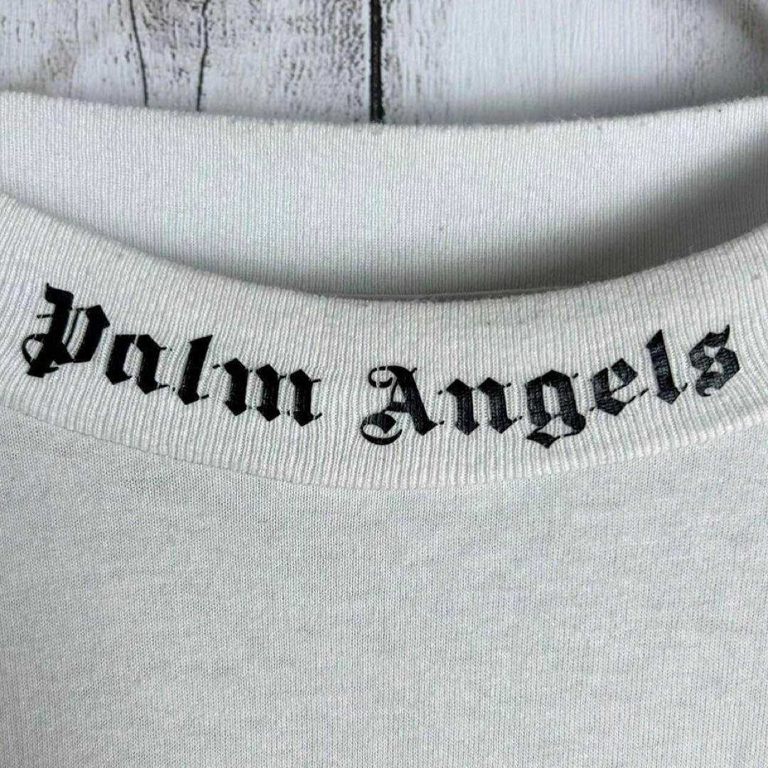 PALM ANGELS(パームエンジェルス)の【真贋済み・正規品】パームエンジェルス☆バックロゴ入りTシャツ ホワイト メンズのトップス(Tシャツ/カットソー(半袖/袖なし))の商品写真