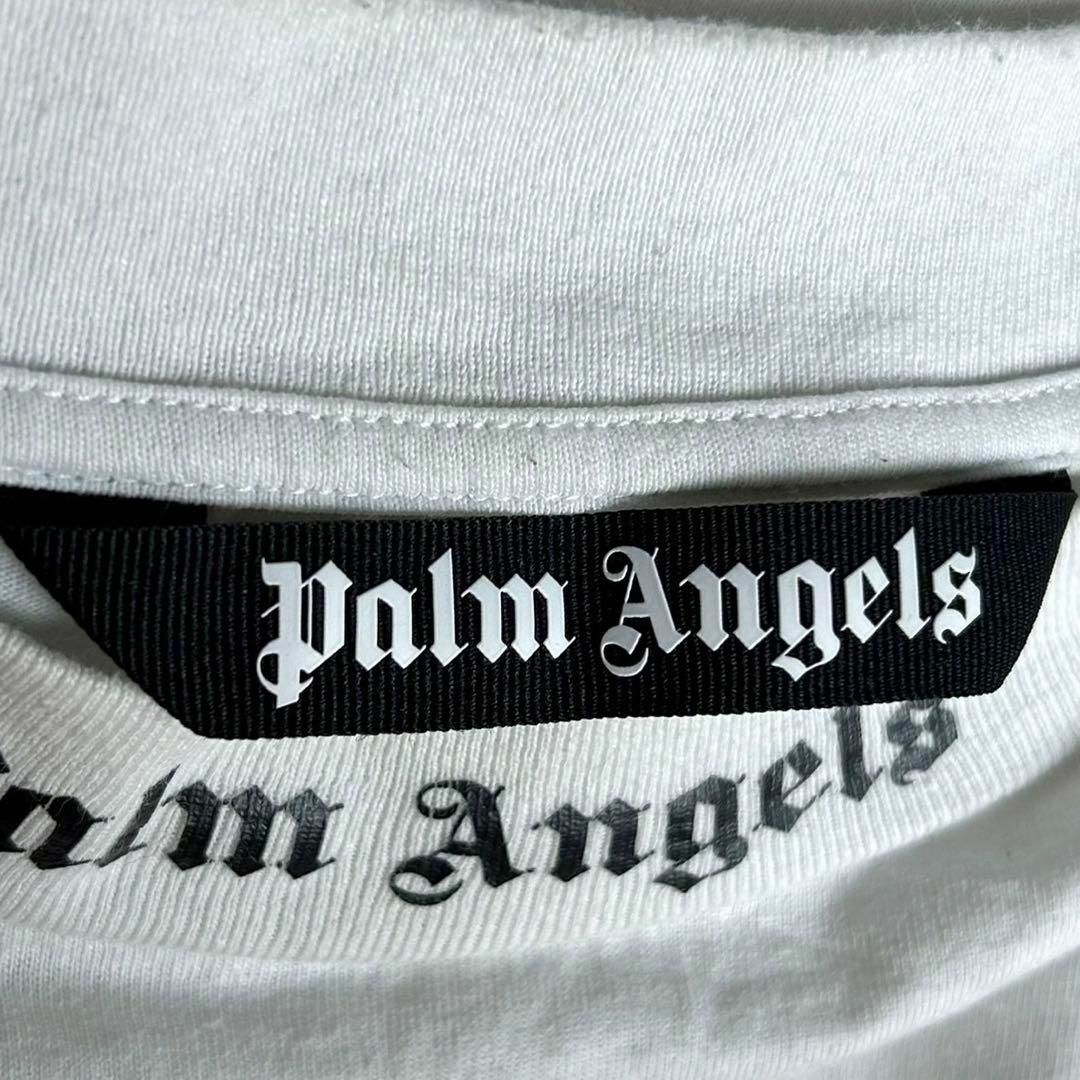 PALM ANGELS(パームエンジェルス)の【真贋済み・正規品】パームエンジェルス☆バックロゴ入りTシャツ ホワイト メンズのトップス(Tシャツ/カットソー(半袖/袖なし))の商品写真