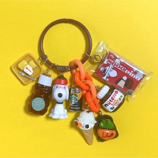 スヌーピー(SNOOPY)のじゃらじゃらキーホルダー🩷大好きがいっぱい🐶🩷(キーホルダー/ストラップ)