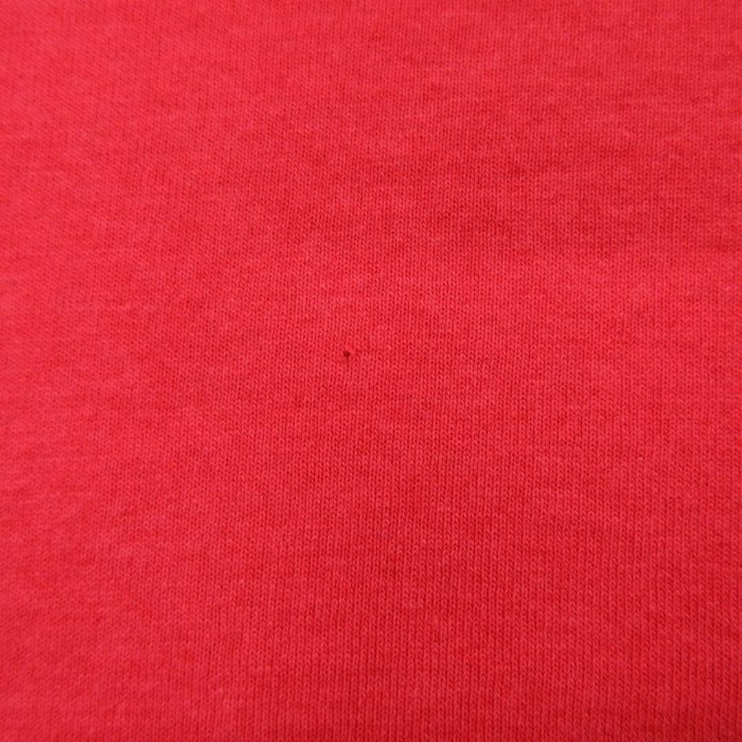 SCREEN STARS(スクリーンスターズ)のXL★古着 スクリーンスターズ 半袖 ビンテージ Tシャツ メンズ 80年代 80s シボレー クルーネック USA製 赤 レッド 24apr11 中古 メンズのトップス(Tシャツ/カットソー(半袖/袖なし))の商品写真