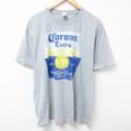 XL★古着 半袖 Tシャツ メンズ コロナビール 大きいサイズ クルーネック …