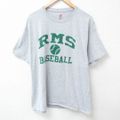 XL★古着 ヘインズ Hanes 半袖 Tシャツ メンズ RMS 野球 クルー…