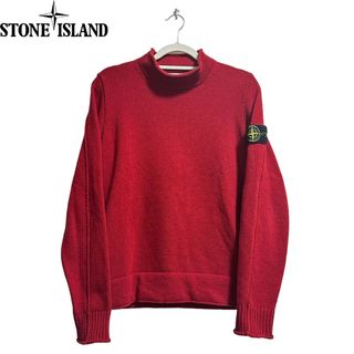 ストーンアイランド(STONE ISLAND)のSTONE ISLAND BOTTLE NECK KINT M RED(ニット/セーター)