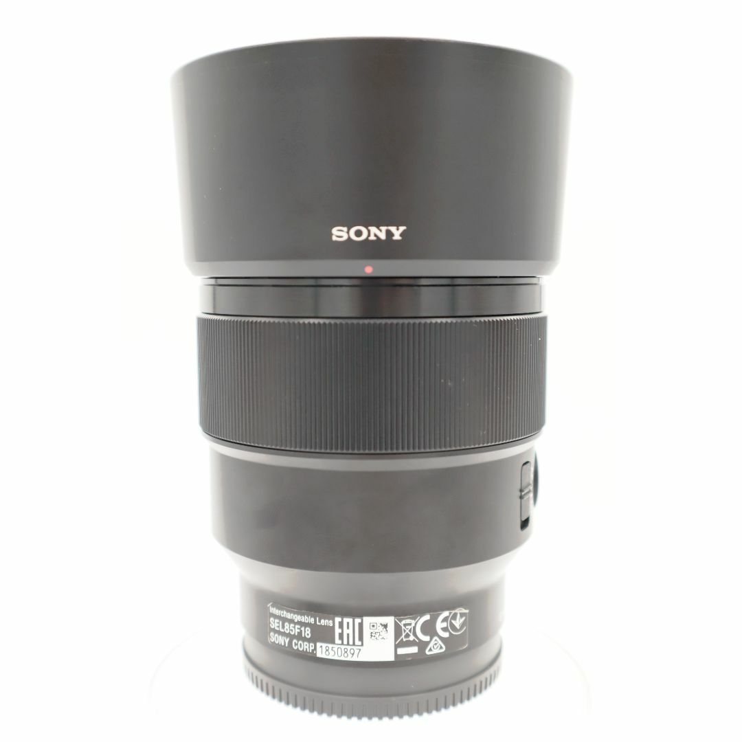 SONY(ソニー)の【極上品 & 動作確認済】SONY FE 85mm F1.8 SEL85F18 スマホ/家電/カメラのカメラ(レンズ(単焦点))の商品写真