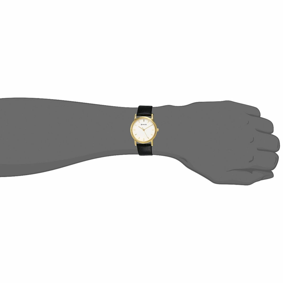 【特価商品】男性用ソナタホワイトダイヤルアナログ腕時計。, ホワイト, アナログ メンズの時計(その他)の商品写真