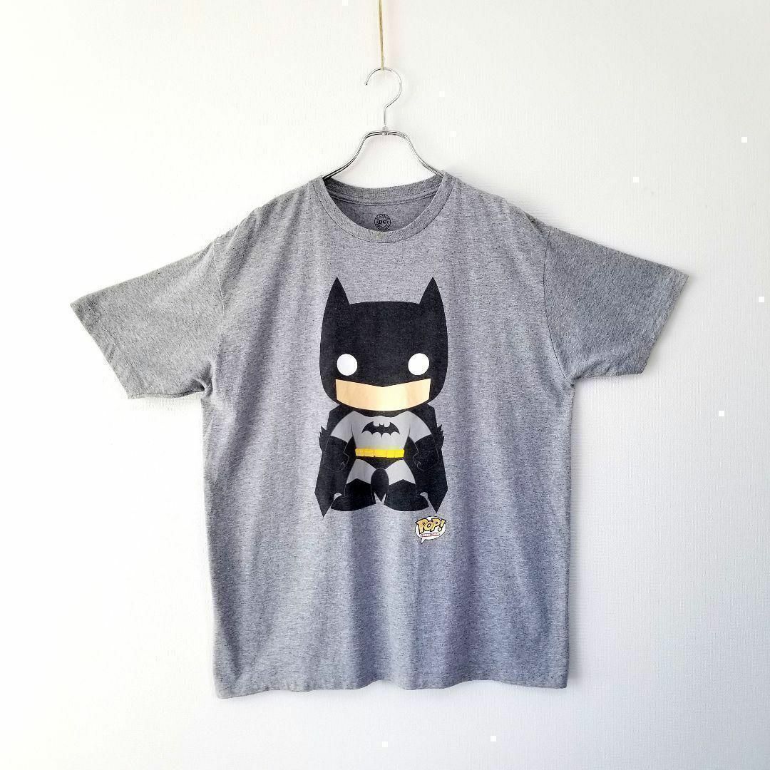 輸入 XL バットマン キャラ アメコミ Tシャツ グレー オーバーサイズ 灰 メンズのトップス(Tシャツ/カットソー(半袖/袖なし))の商品写真