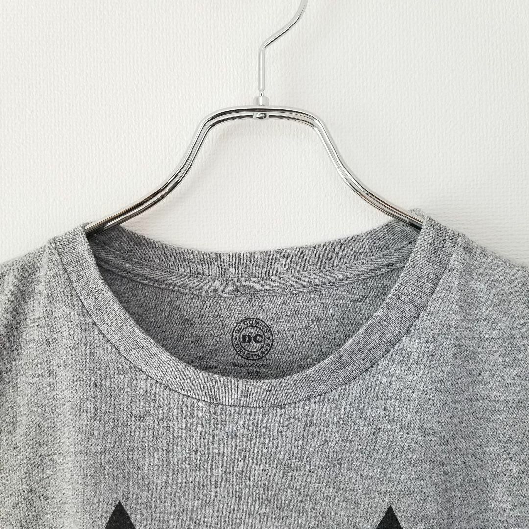 輸入 XL バットマン キャラ アメコミ Tシャツ グレー オーバーサイズ 灰 メンズのトップス(Tシャツ/カットソー(半袖/袖なし))の商品写真