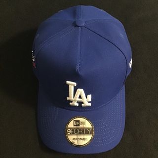 ニューエラー(NEW ERA)のドジャース　LA 大谷翔平　サイン付き　キャップ　新品未使用　野球　ベースボール(キャップ)