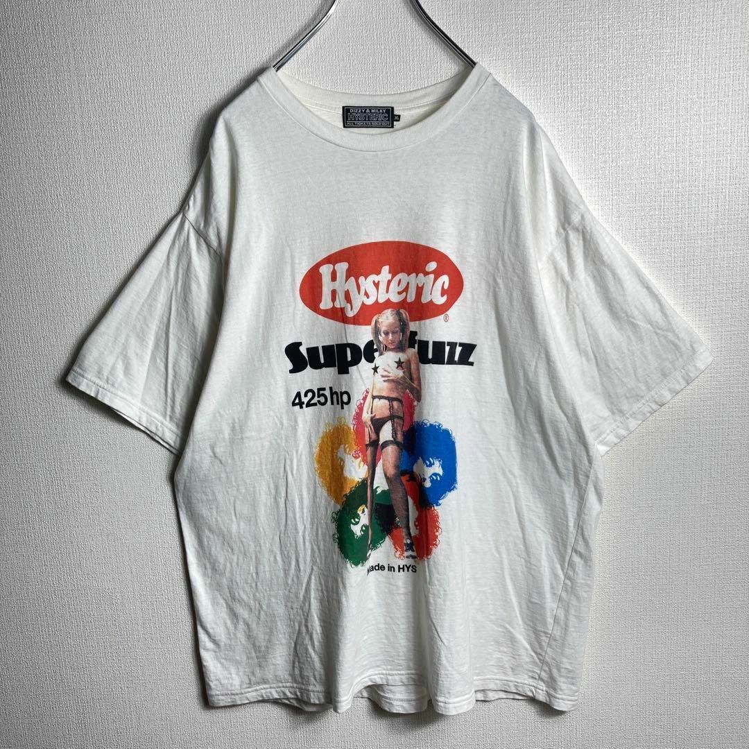 HYSTERIC GLAMOUR(ヒステリックグラマー)の【希少XLサイズ】ヒステリックグラマー　ヒスガール　定番カラーTシャツ　美品 メンズのトップス(Tシャツ/カットソー(半袖/袖なし))の商品写真