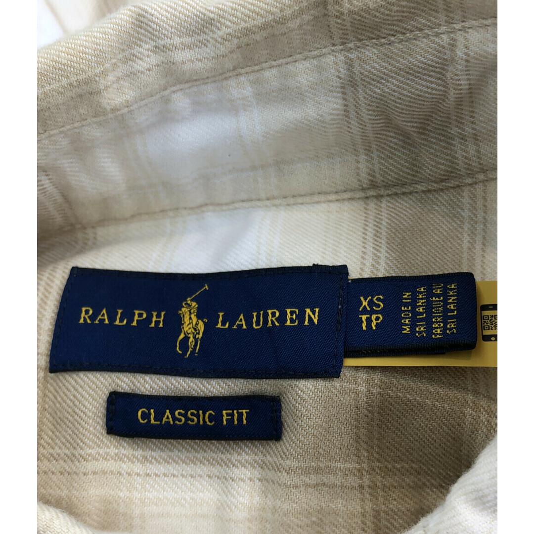 Ralph Lauren(ラルフローレン)のラルフローレン 長袖シャツ マドラスチェック メンズ XS メンズのトップス(シャツ)の商品写真