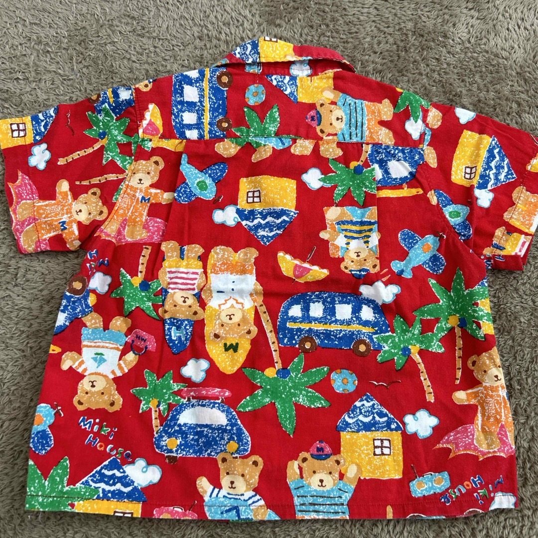 mikihouse(ミキハウス)のMIKIHOUSE シャツ キッズ/ベビー/マタニティのキッズ服男の子用(90cm~)(Tシャツ/カットソー)の商品写真