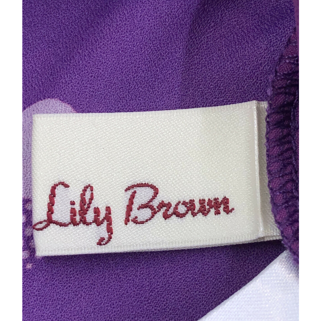 美品  Lily Brown 長袖ブラウス    レディース F レディースのトップス(シャツ/ブラウス(長袖/七分))の商品写真