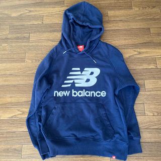 New Balance - ニューバランス　レディースパーカー　紺Ｌ