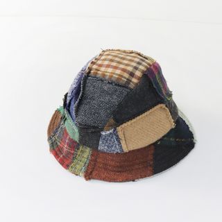 Hanna Hats ハンナハッツ ウール パッチワーク ハット M/マルチカラー【2400013464147】(その他)