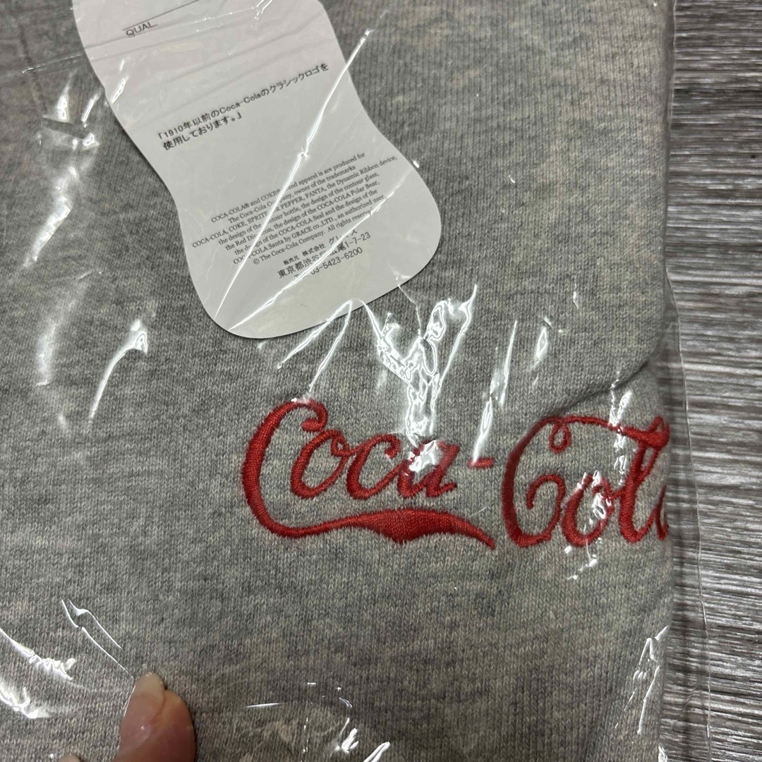 コカ・コーラ(コカコーラ)の未開封!レア●コカ・コーラ coca-cola スウェット ワンピース グレー レディースのワンピース(その他)の商品写真