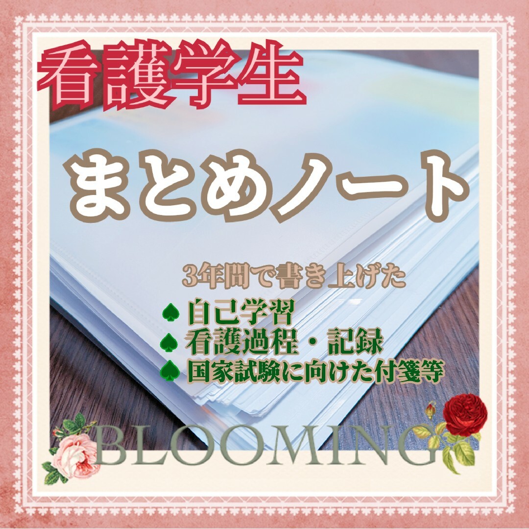 看護　まとめノート　看護実習　看護師　国家試験 エンタメ/ホビーの本(健康/医学)の商品写真