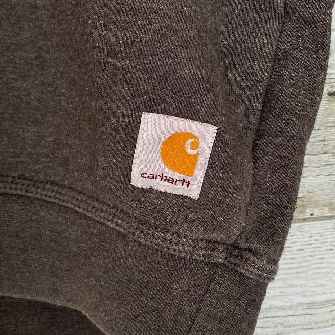 carhartt(カーハート)のcarhartt メンズ　トレーナー　ワンポイント　ブリーチ　2XL b4s メンズのトップス(スウェット)の商品写真