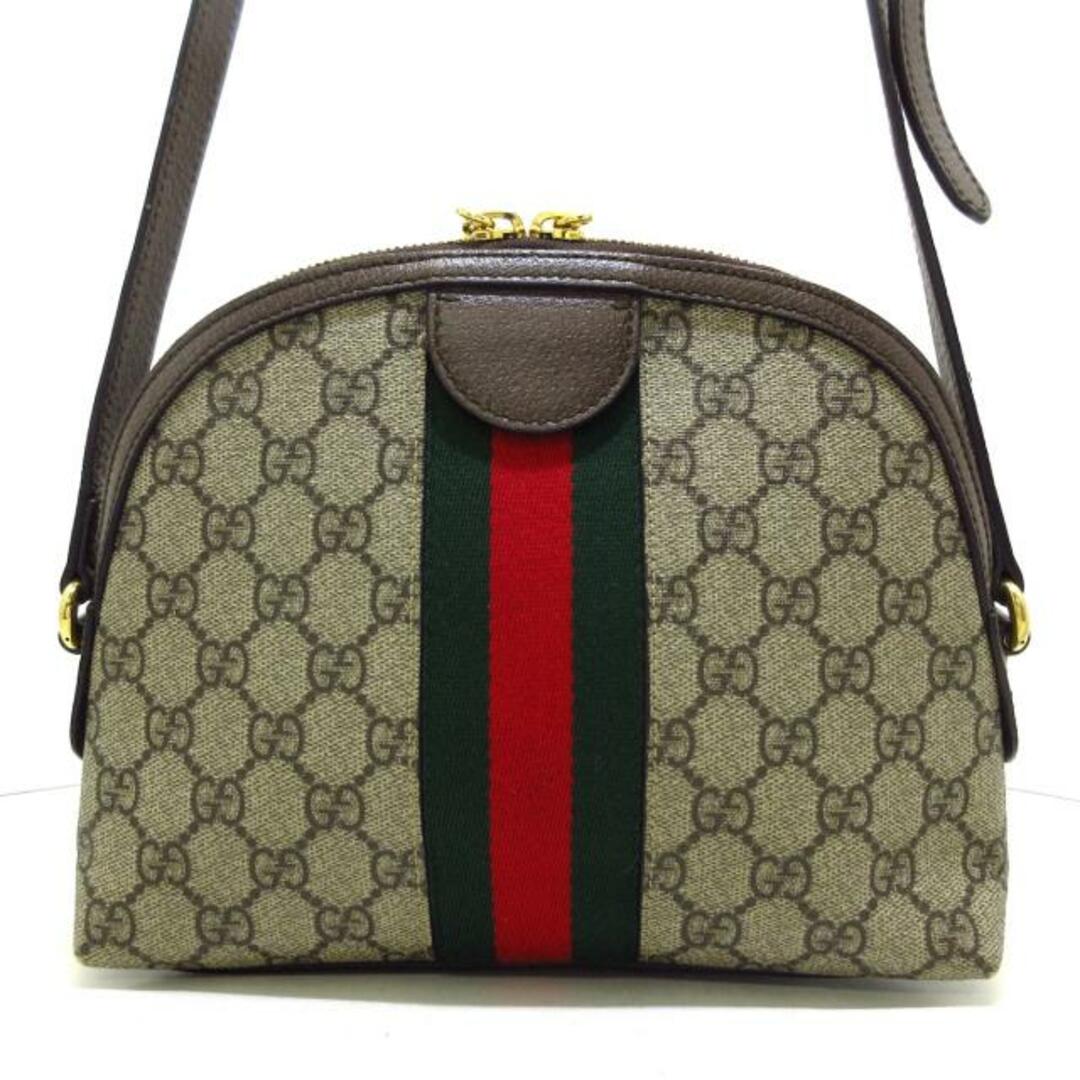 Gucci(グッチ)のGUCCI(グッチ) ショルダーバッグ オフィディア 499621 ベージュ×ダークブラウン×マルチ PVC(塩化ビニール)×レザー レディースのバッグ(ショルダーバッグ)の商品写真