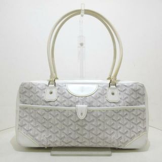 ゴヤール(GOYARD)のGOYARD(ゴヤール) ハンドバッグ サンマルタン 白 コーティングキャンバス×レザー(ハンドバッグ)