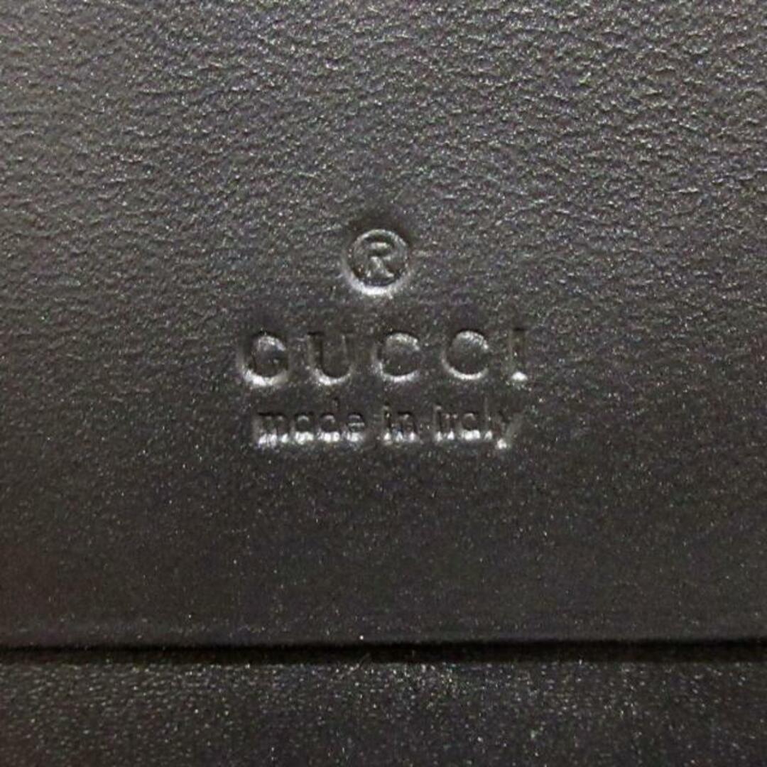 Gucci(グッチ)のGUCCI(グッチ) 名刺入れ美品  ボウイ 406924 黒 レザー レディースのファッション小物(名刺入れ/定期入れ)の商品写真