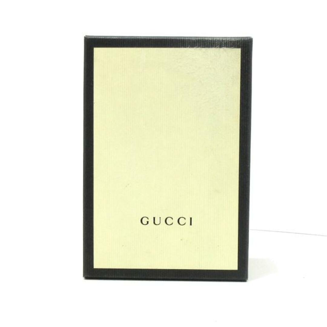 Gucci(グッチ)のGUCCI(グッチ) 名刺入れ美品  ボウイ 406924 黒 レザー レディースのファッション小物(名刺入れ/定期入れ)の商品写真