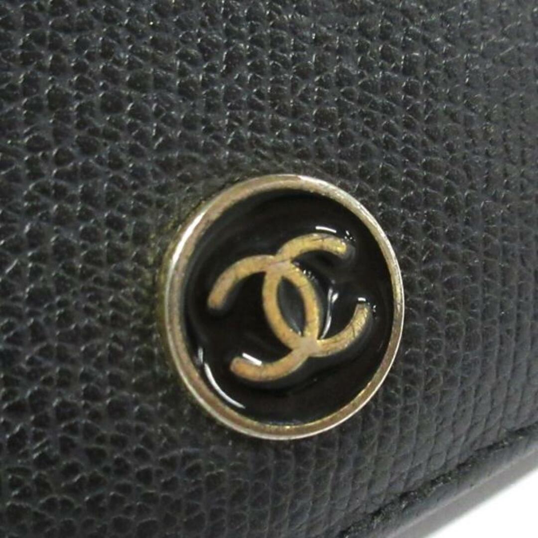 CHANEL(シャネル)のCHANEL(シャネル) 長財布 ココボタン 黒 レザー レディースのファッション小物(財布)の商品写真