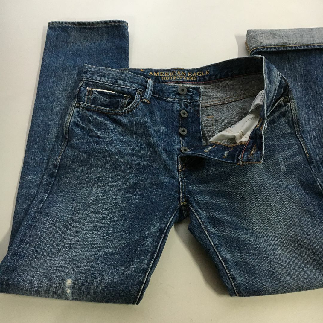 American Eagle(アメリカンイーグル)のAMERICAN EAGLE　セルビッジ　デニム　USED　11168 レディースのパンツ(デニム/ジーンズ)の商品写真