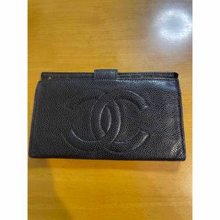 CHANEL - CHANEL シャネル　キャビアスキン　長財布