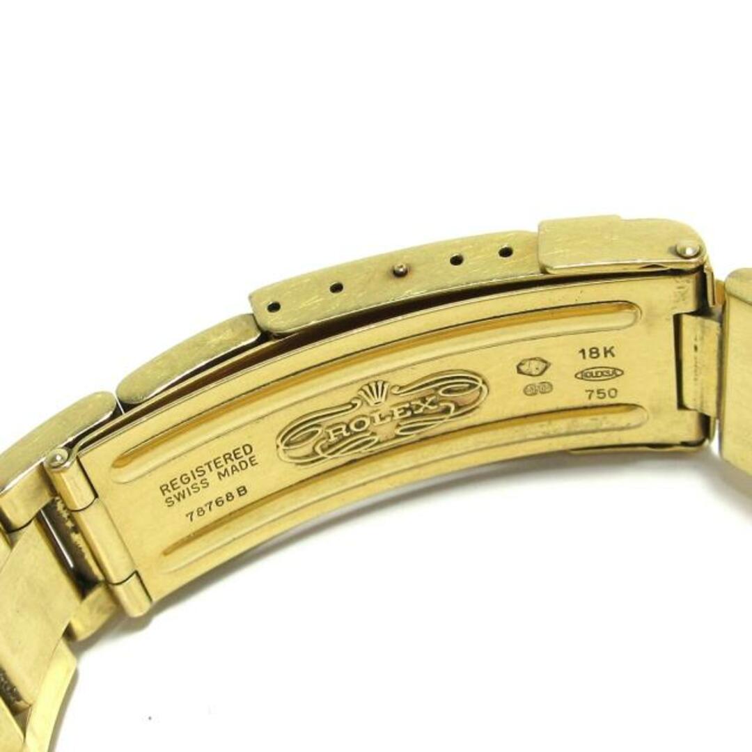 ROLEX(ロレックス)のROLEX(ロレックス) 腕時計 ヨットマスター 16628B メンズ 金無垢/K18YG/12コマ+余り1コマ/要OH 白 メンズの時計(その他)の商品写真