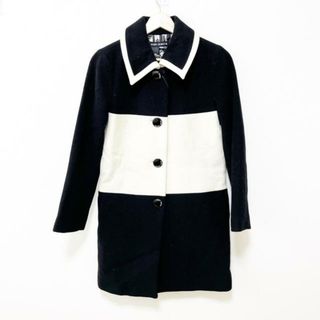 マリークワント(MARY QUANT)のMARY QUANT(マリークワント) コート サイズM レディース - 黒×アイボリー 長袖/冬(その他)