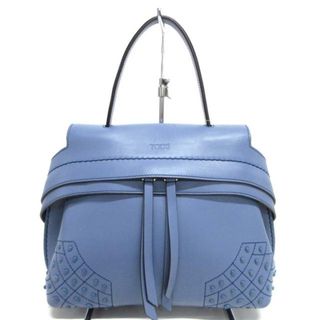 トッズ(TOD'S)のTOD'S(トッズ) ハンドバッグ ウェーブ ブルー レザー(ハンドバッグ)