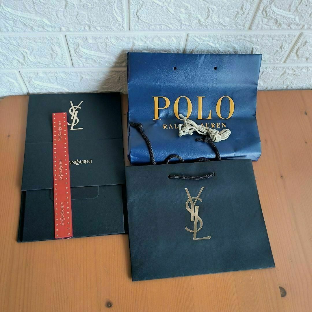 Yves Saint Laurent(イヴサンローラン)のPOLO RALPH LAUREN Yves Saint Laurent 袋 レディースのバッグ(ショップ袋)の商品写真