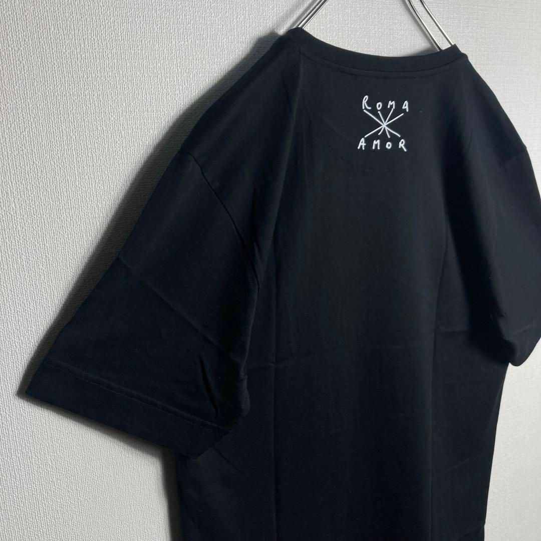 FENDI(フェンディ)の【極美品】FENDI　手書き風モンスター&アナグラムロゴプリント　Tシャツ　S メンズのトップス(Tシャツ/カットソー(半袖/袖なし))の商品写真