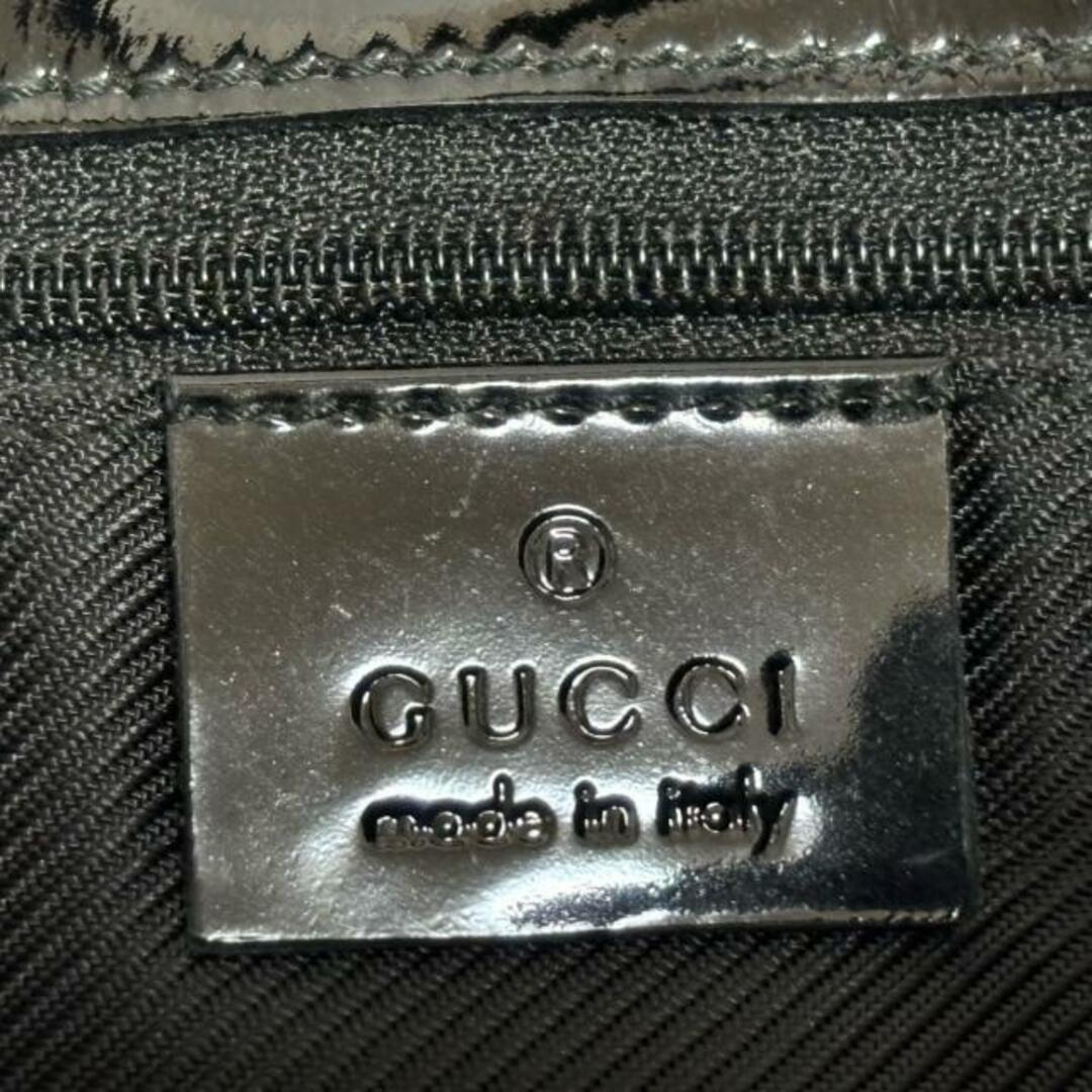 Gucci(グッチ)のGUCCI(グッチ) ショルダーバッグ美品  GG柄 0014147 ベージュ×ダークネイビー エナメル（レザー） レディースのバッグ(ショルダーバッグ)の商品写真