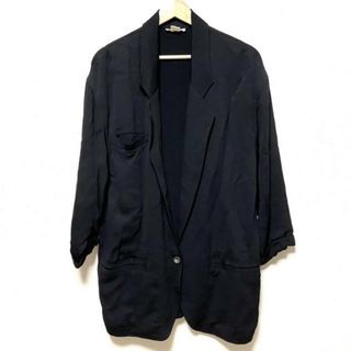 ヘルムートラング(HELMUT LANG)のHelmut Lang(ヘルムートラング) ジャケット サイズ0 XS レディース - 黒 長袖/ロング丈/春/夏(その他)