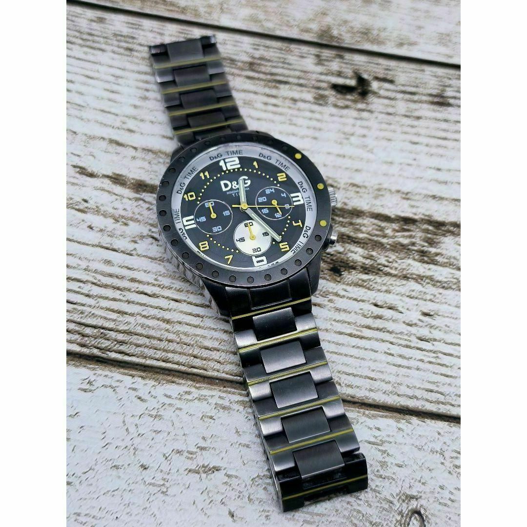 DOLCE&GABBANA(ドルチェアンドガッバーナ)の動作品　ドルチェ＆ガッバーナ　グレー　ステンレス　腕時計　定価8万円 メンズの時計(腕時計(アナログ))の商品写真