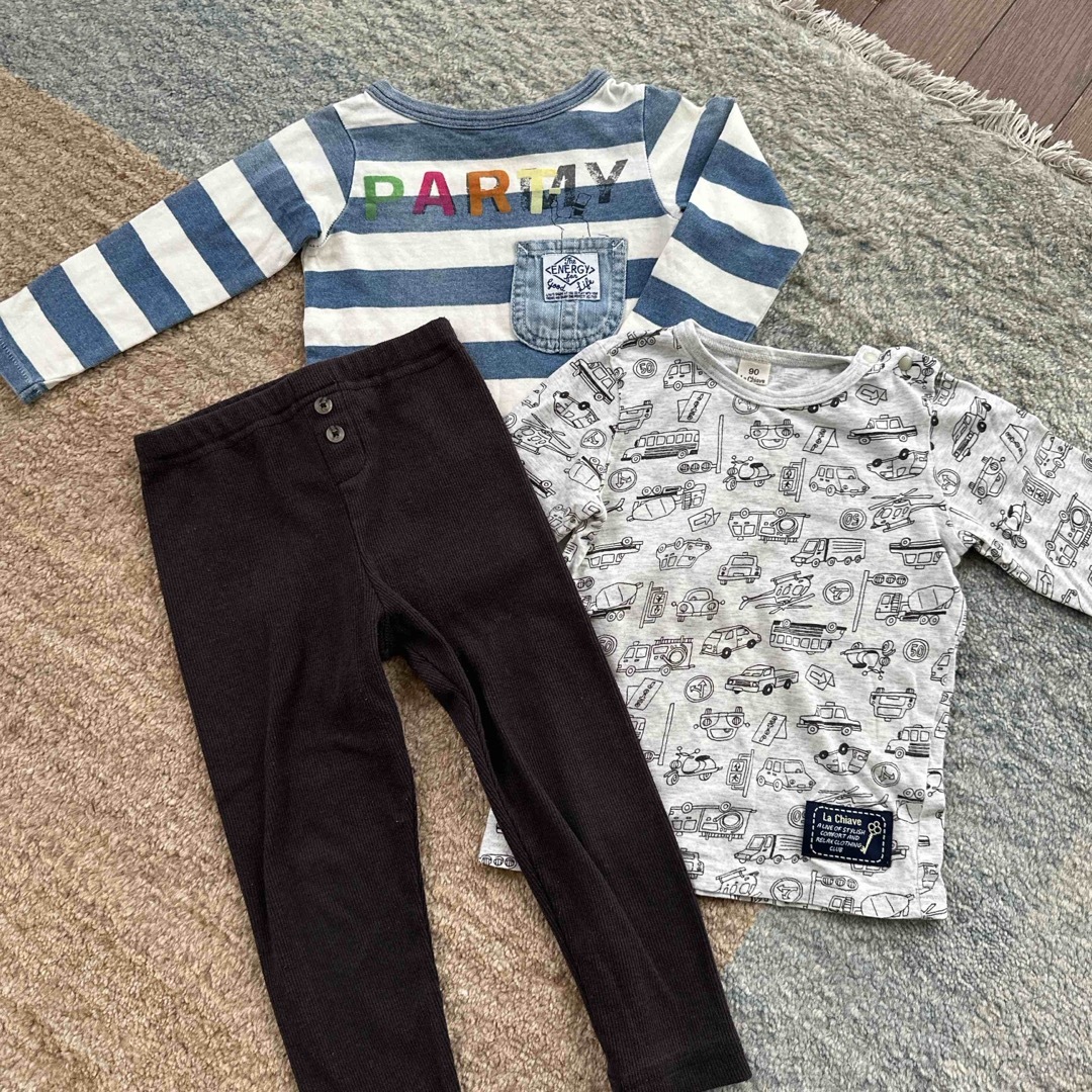 BOYキッズ服3点セット キッズ/ベビー/マタニティのキッズ服男の子用(90cm~)(Tシャツ/カットソー)の商品写真