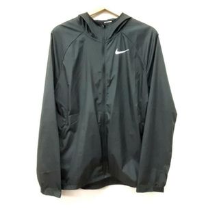 NIKE - NIKE(ナイキ) ブルゾン サイズL メンズ美品  - 黒 長袖/ジップアップ/春/秋