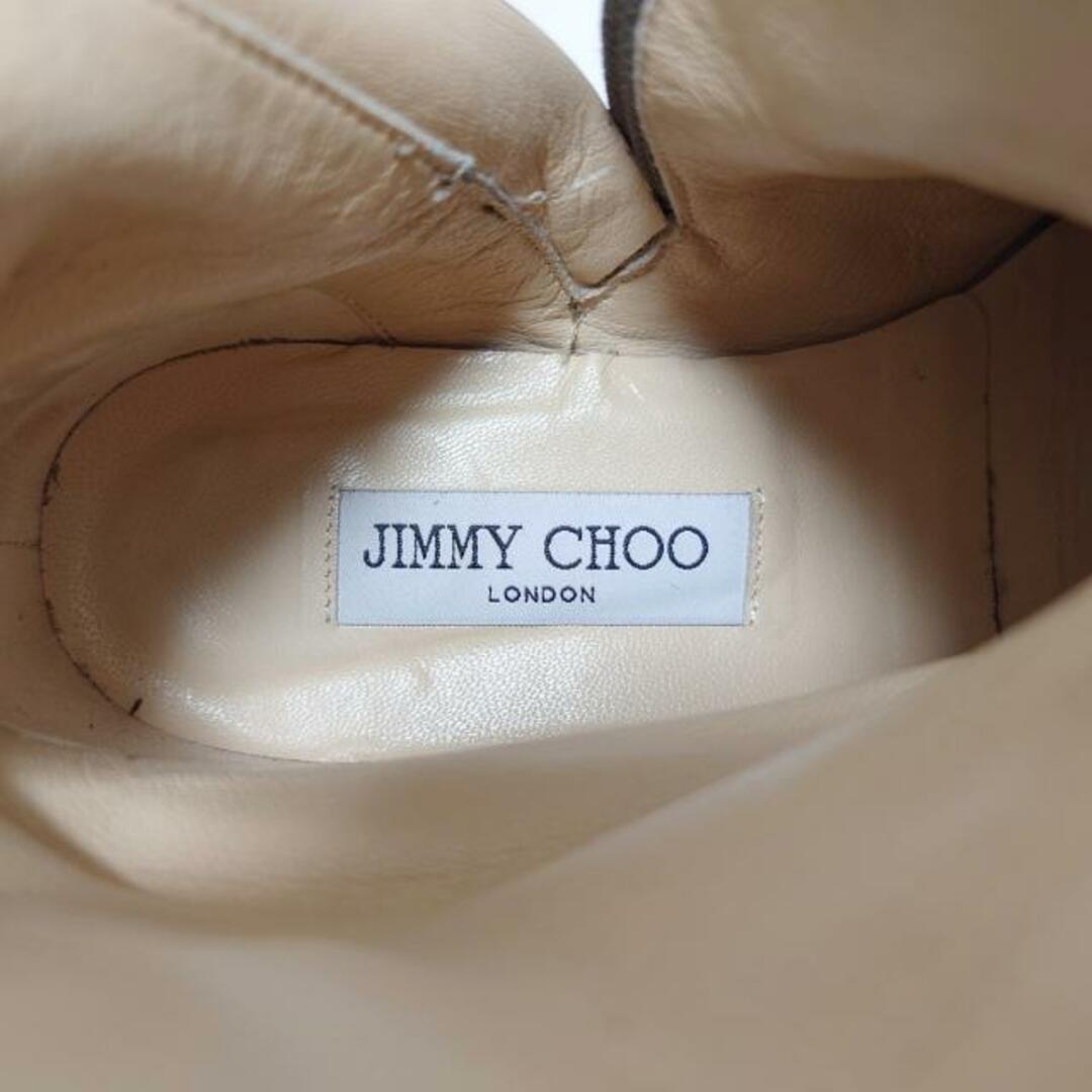 JIMMY CHOO(ジミーチュウ)のJIMMY CHOO(ジミーチュウ) ロングブーツ 36 レディース - カーキ スエード レディースの靴/シューズ(ブーツ)の商品写真