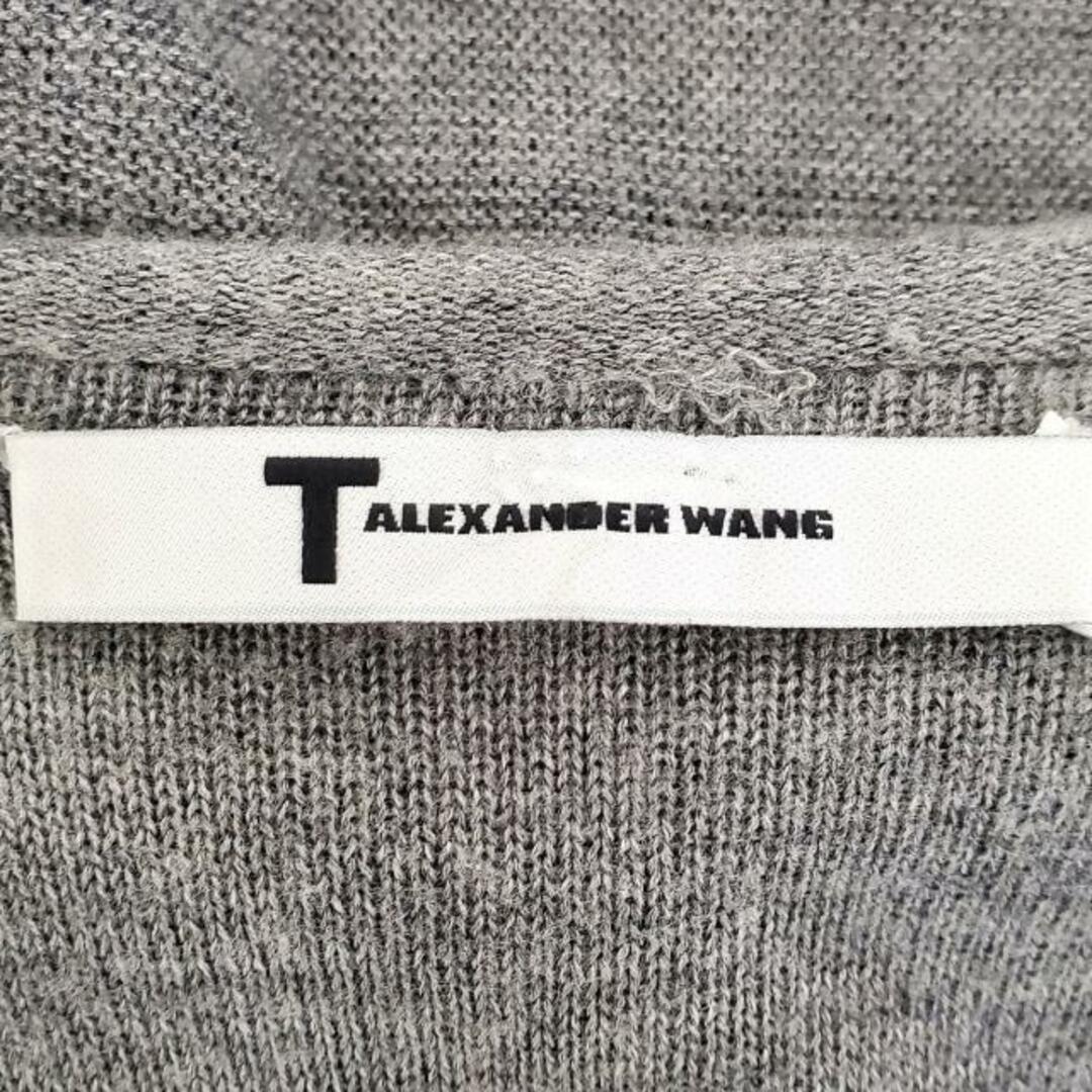 TbyALEXANDER WANG(アレキサンダーワン) ワンピース サイズS レディース美品  - グレー×グリーン クルーネック/半袖/ひざ丈 レディースのワンピース(その他)の商品写真