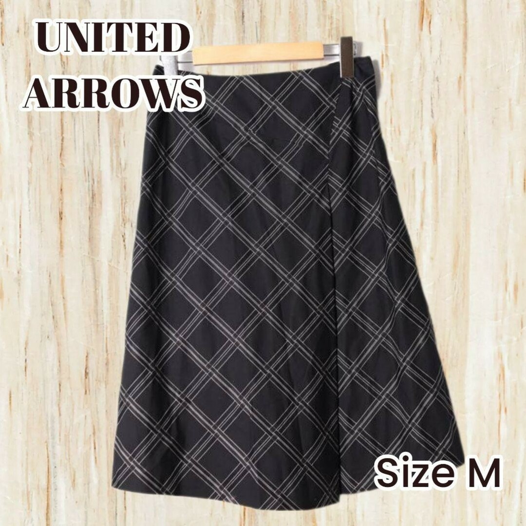 UNITED ARROWS(ユナイテッドアローズ)のUNITED ARROWS　フレアスカート　Size M レディースのスカート(ひざ丈スカート)の商品写真