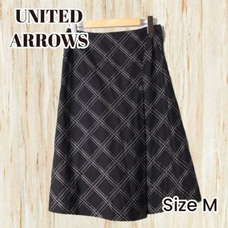 ユナイテッドアローズ(UNITED ARROWS)のUNITED ARROWS　フレアスカート　Size M(ひざ丈スカート)