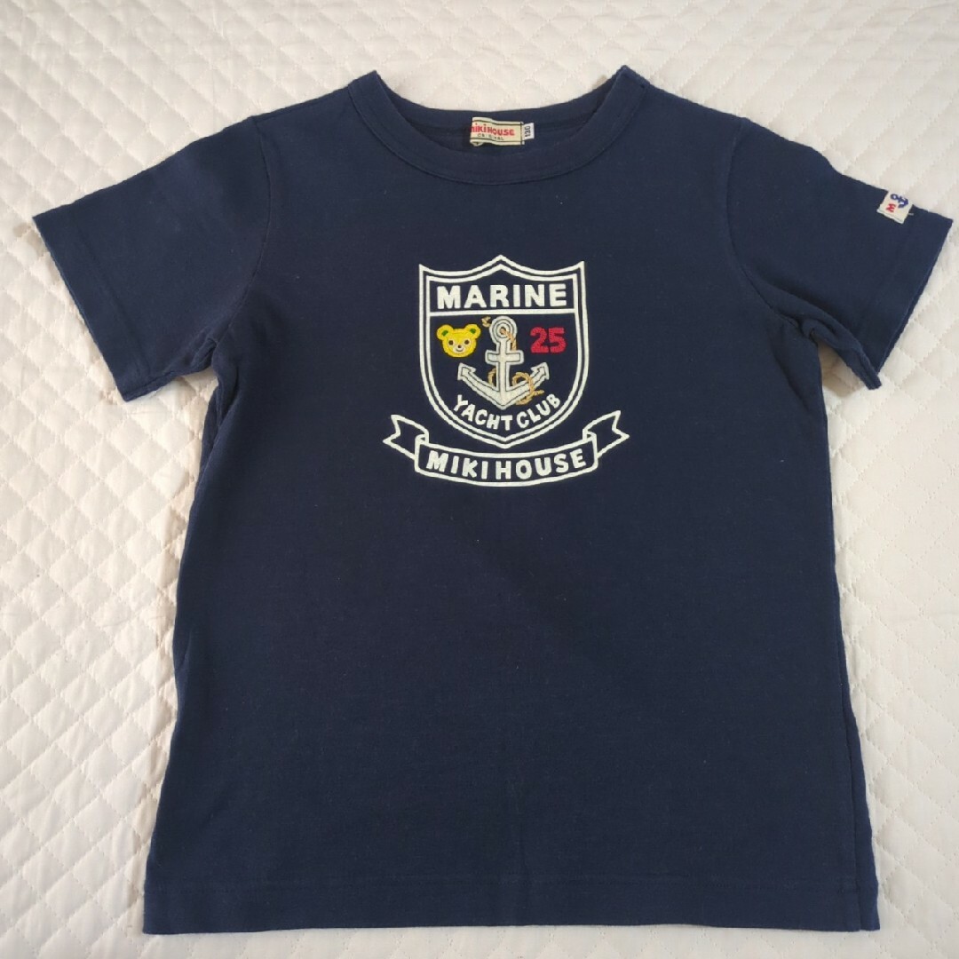 mikihouse(ミキハウス)のミキハウス　Ｔシャツ　半袖　ティーシャツ　マリン キッズ/ベビー/マタニティのキッズ服男の子用(90cm~)(Tシャツ/カットソー)の商品写真