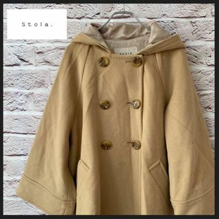 ストラ(Stola.)のstola. アウター　ポンチョ風　Aラインコート size 38(その他)