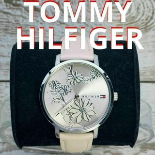 TOMMY HILFIGER - 動作品　TOMMY HILFIGER　ピンク　レザー　腕時計　定価4万円