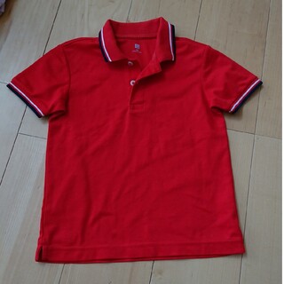 UNIQLO - ユニクロ 男の子 ポロシャツ 赤 120cm