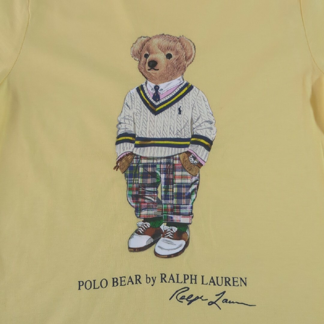 POLO RALPH LAUREN(ポロラルフローレン)のラルフローレン　ポロベア　半袖　Ｔシャツ　ティーシャツ　黄色 キッズ/ベビー/マタニティのキッズ服男の子用(90cm~)(Tシャツ/カットソー)の商品写真