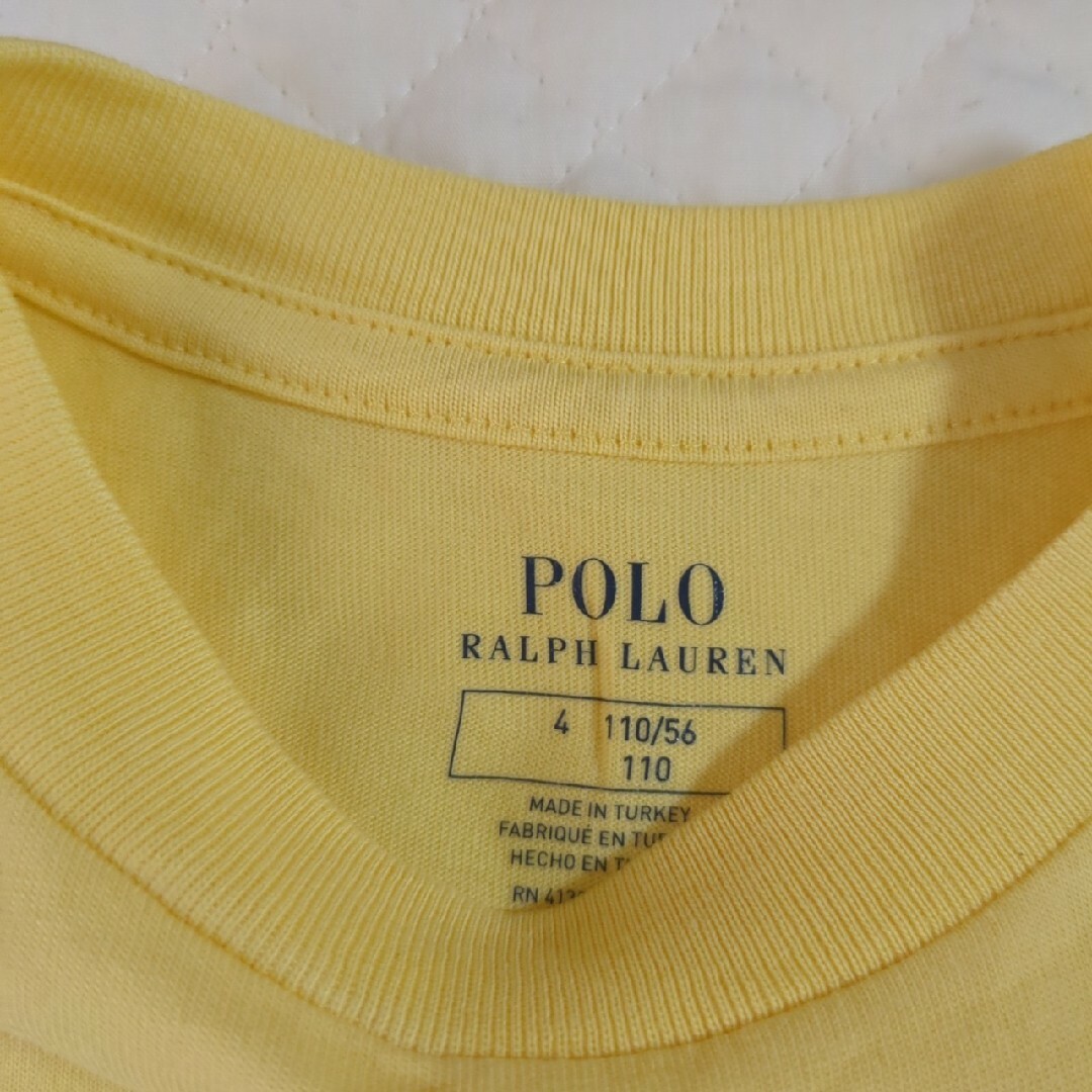 POLO RALPH LAUREN(ポロラルフローレン)のラルフローレン　ポロベア　半袖　Ｔシャツ　ティーシャツ　黄色 キッズ/ベビー/マタニティのキッズ服男の子用(90cm~)(Tシャツ/カットソー)の商品写真