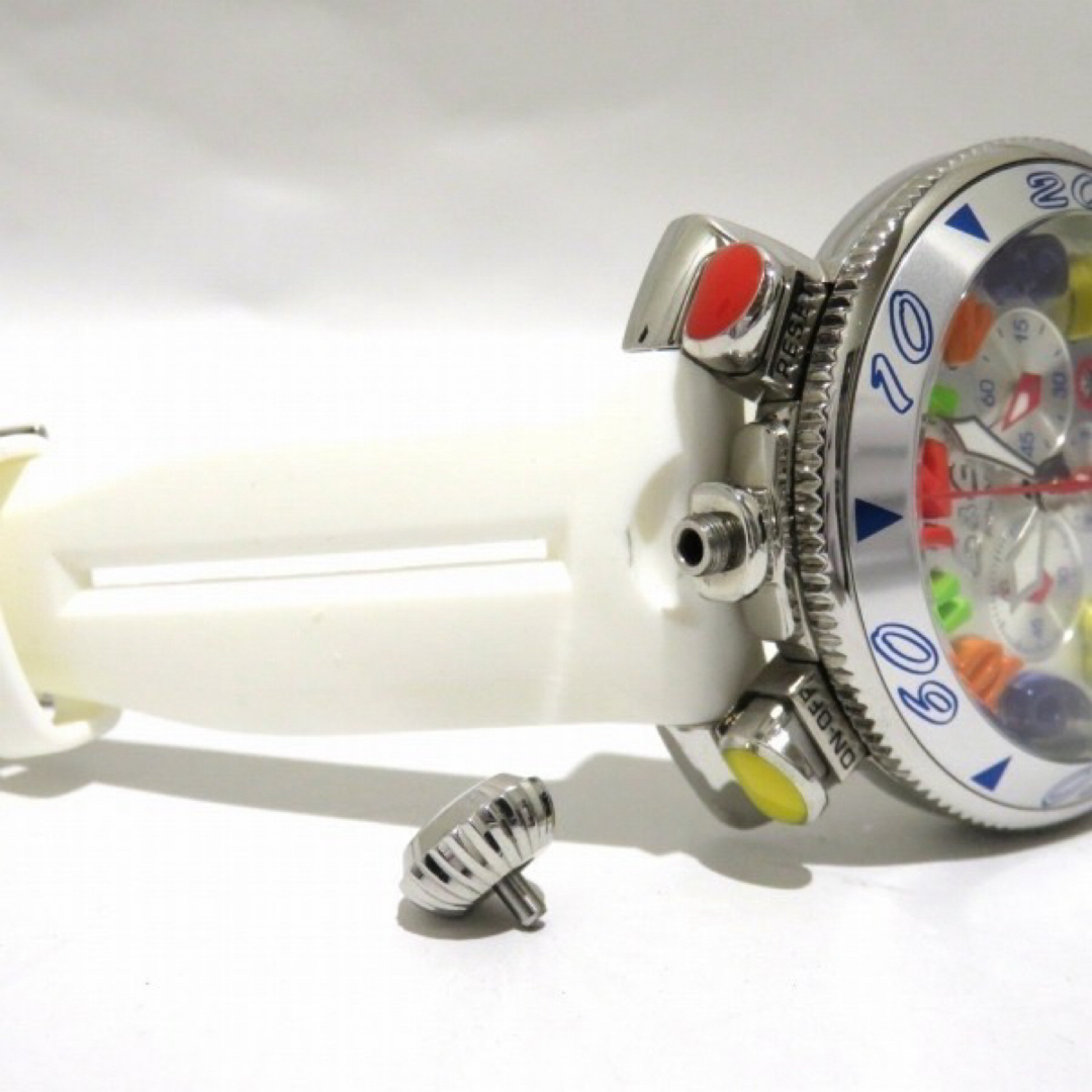 GaGa MILANO(ガガミラノ)のガガミラノ クロノグラフ 48mm 6050.1 マルチカラー 【ジャンク】 メンズの時計(腕時計(アナログ))の商品写真
