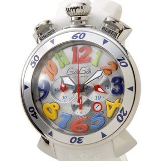 ガガミラノ(GaGa MILANO)のガガミラノ クロノグラフ 48mm 6050.1 マルチカラー 【ジャンク】(腕時計(アナログ))